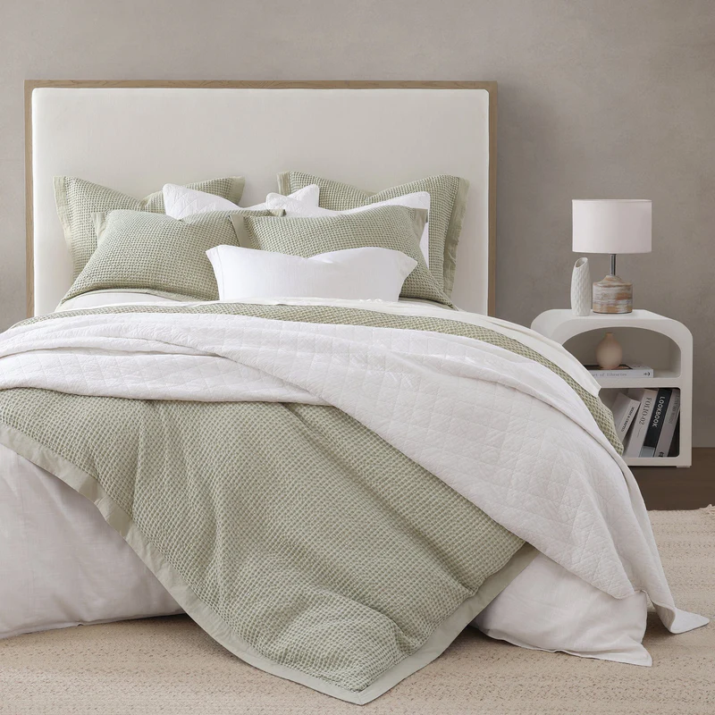 Stonewashed Cotton Bedspread – Super King